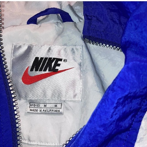 Vintage 90s Nike Windbreaker Jacket Full Zip White - Picture 3 of 3